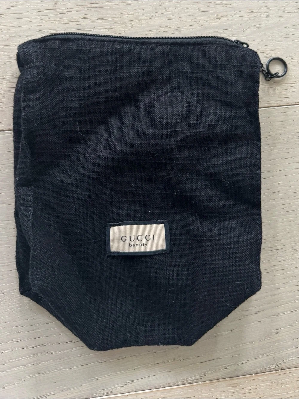 Gucci Beauty makeup bag zippered toiletries